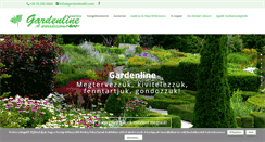 Desktop Screenshot of gardenlinekft.com