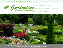 Tablet Screenshot of gardenlinekft.com
